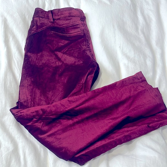 SIWY Los Angeles Red Velvet pants - Picture 2 of 9